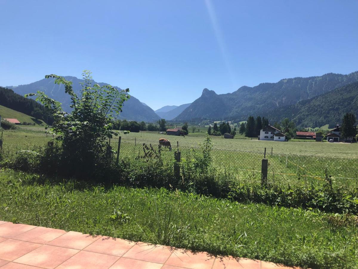 Ferienhaus Veronika Mit 2000Qm Garten Und Bergblick Unterammergau Dış mekan fotoğraf