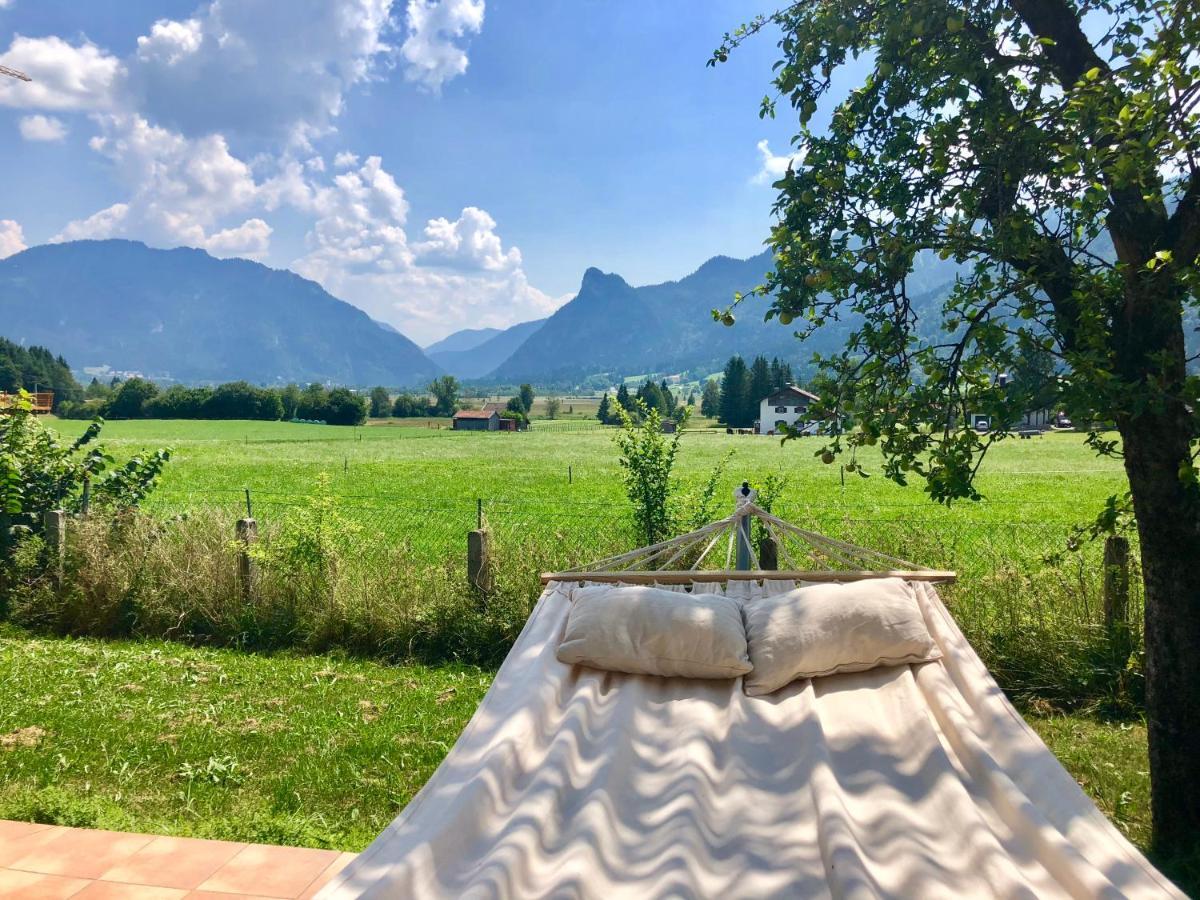 Ferienhaus Veronika Mit 2000Qm Garten Und Bergblick Unterammergau Dış mekan fotoğraf