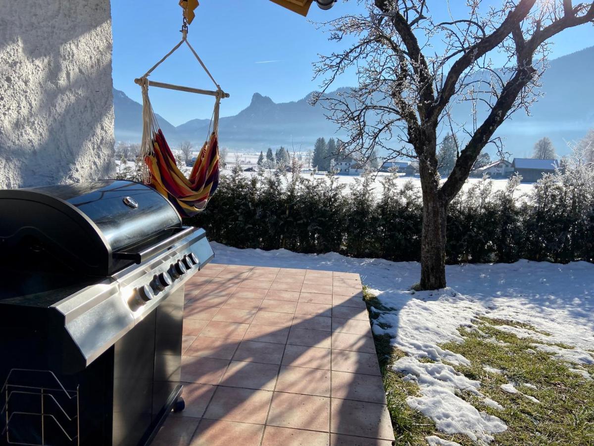 Ferienhaus Veronika Mit 2000Qm Garten Und Bergblick Unterammergau Dış mekan fotoğraf